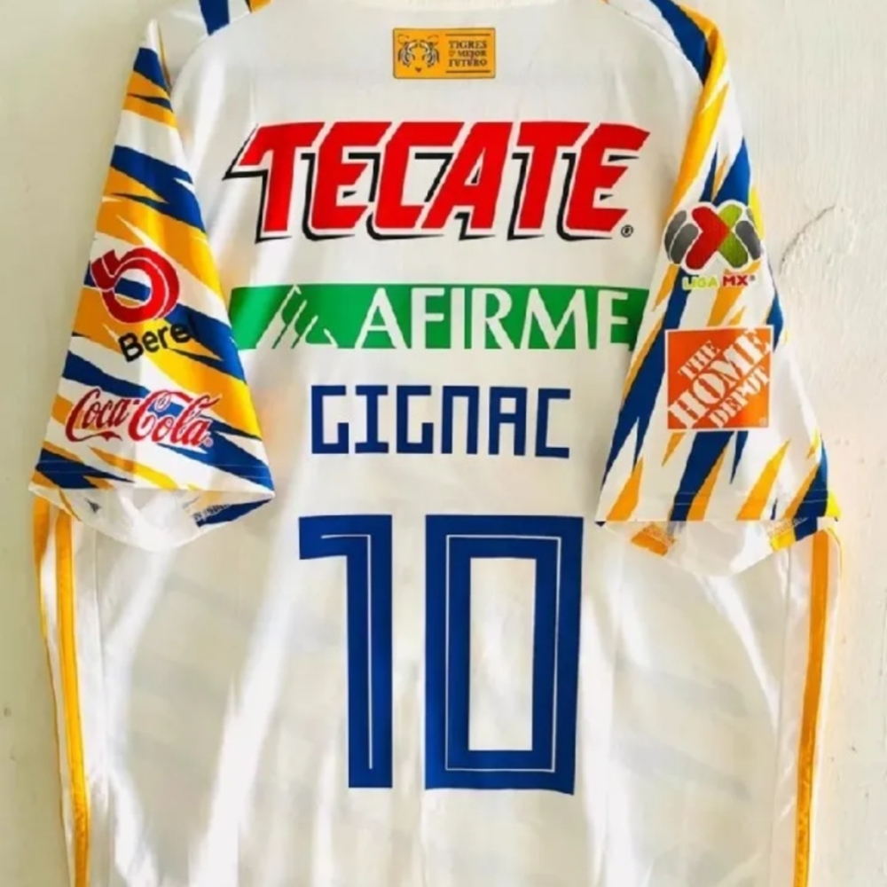Tigres GIGNAC 2019 UANL Soccer Jersey Yellow #10 Gignac XL